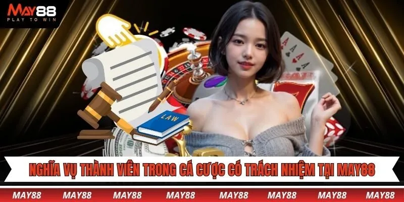 Nghĩa vụ thành viên cần tuân thủ trong cá cược có trách nhiệm tại May88